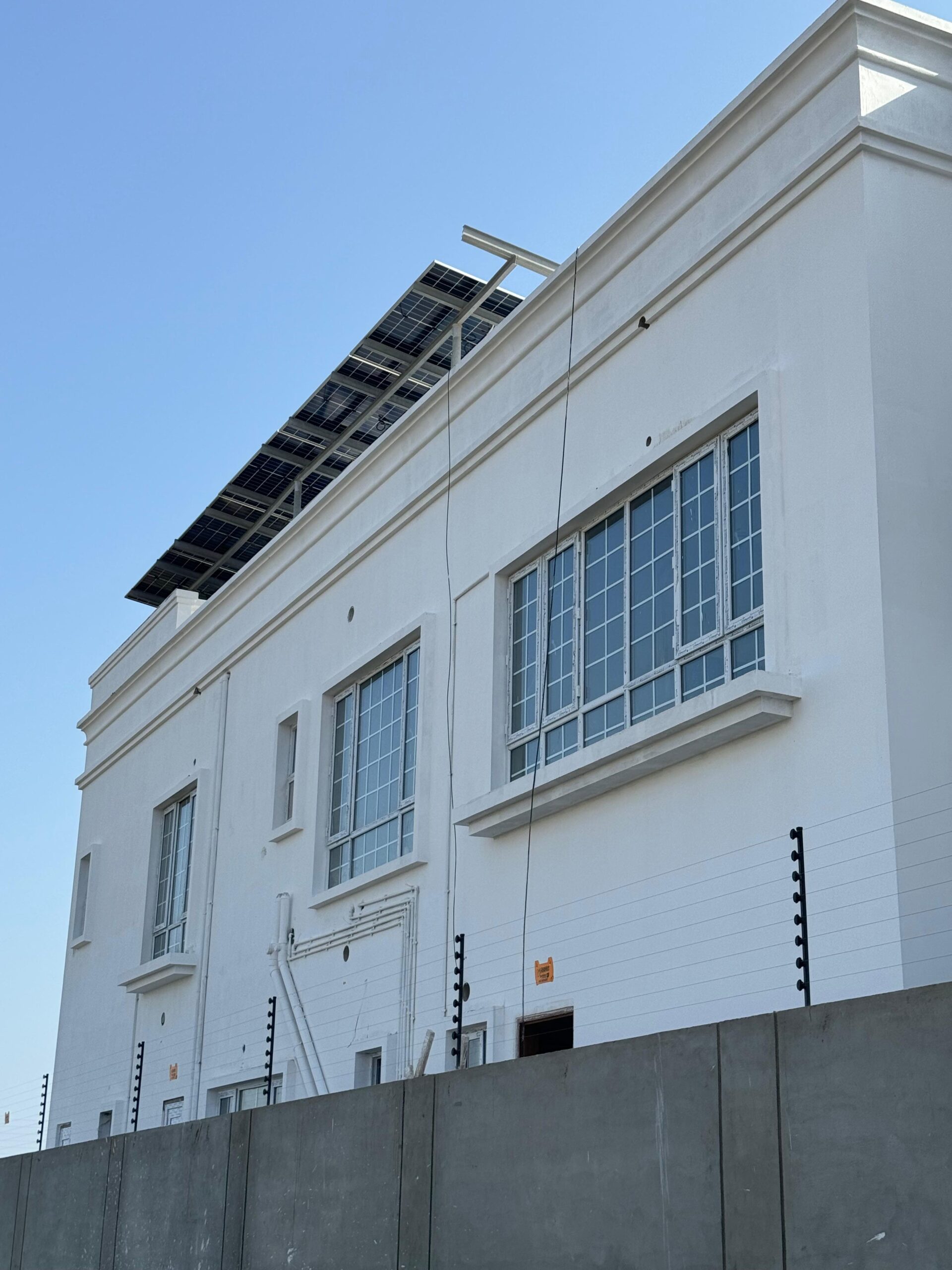 Suburban home with new uPVC windows
